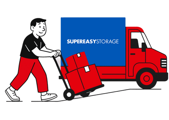 Moving truck illustration